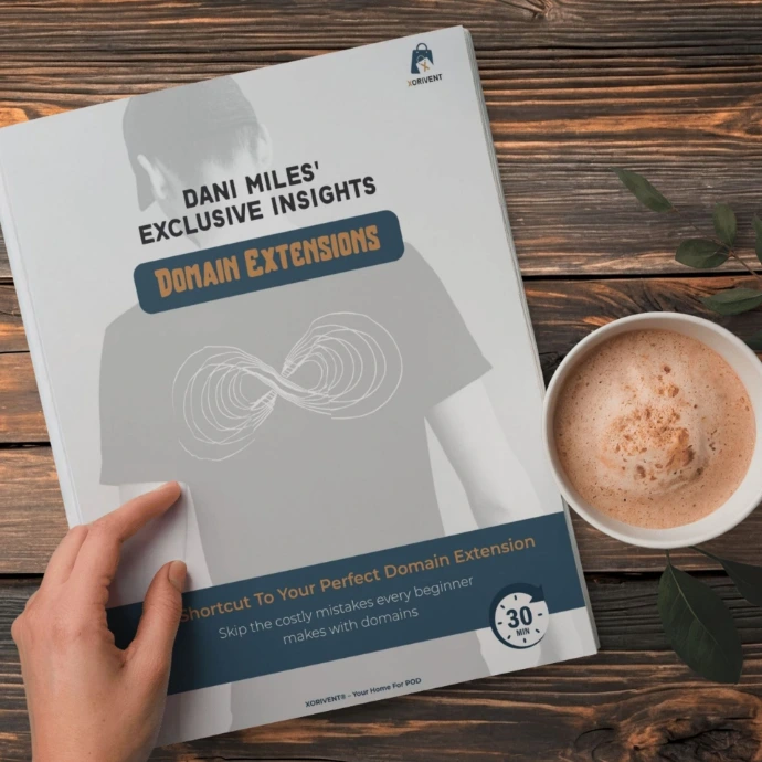 A free guide to the right domain extension for your Shopify print-on-demand store, so you can avoid costly mistakes.